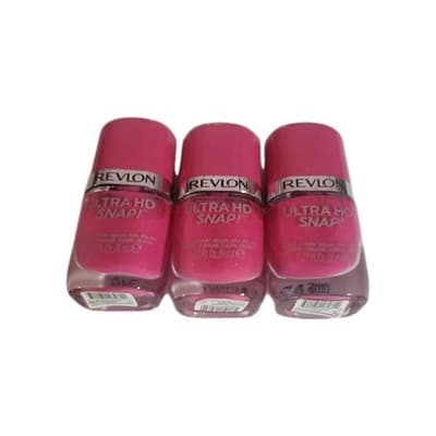 0.27 Fl Oz Nail Polish 1 Coat Full Coverage 3# Ultra HD Snap Pink