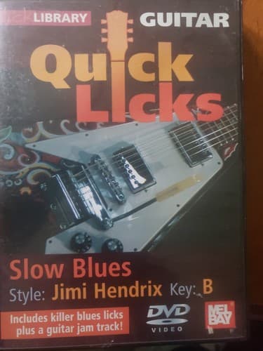 Quick Licks for Guitar - Jimi Hendrix Slow Blues Key of B