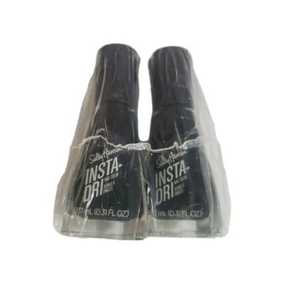 Sally Hansen 0.31fl oz. 573 Black to Black Insta-Dri Nail Color Polish - Qty 2
