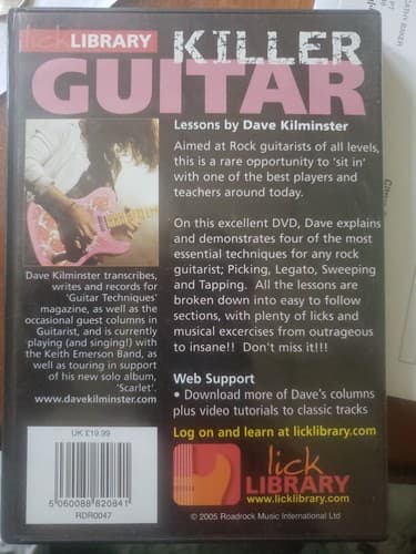 Lick Library: Killer Guitar (DVD, 2010) - Thumbnail 2