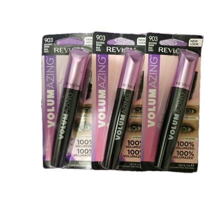 3-REVLON Volumazing MASCARA #903 blackened brown Free Brow Top Coat - Thumbnail 2