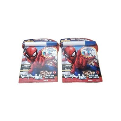 2-Bendon Imagine Ink Mess-Free Game Book - Spider-Man