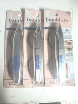 L'Oreal Bambi Mascara 406 Black 3 Pack