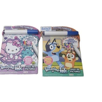 Bendon Imagine Ink Mess-Free Game Book - Hello Kitty