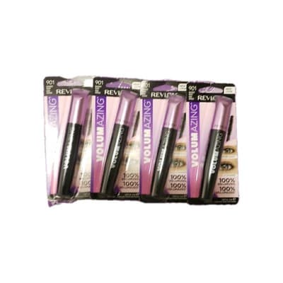 (4) Revlon Volumazing Mascara 0.30 fl oz Each Sealed 901 - Blackest Black