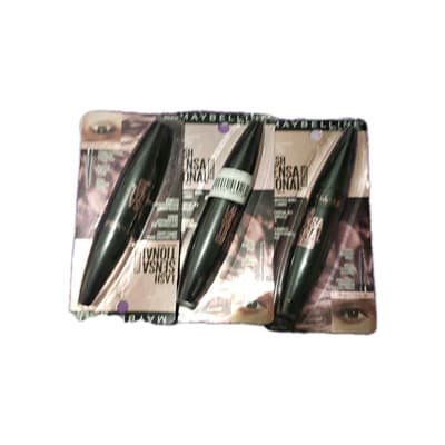 (3) Maybelline Lash Sensational Luscious Mascara Sealed 703 - Brownish Black
