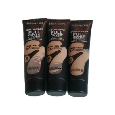 Revlon ColorStay Full Cover Foundation New Look 210 3 Pack
