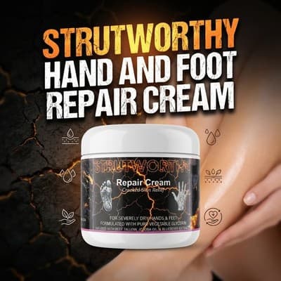 Dry Foot And Hand Repair Cream For Severely Cracked And Sore Skin