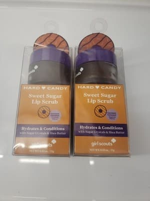 (2) Hard Candy Girl Scout Sweet Sugar Lip Scrub (Coconut Caramel Inspired)