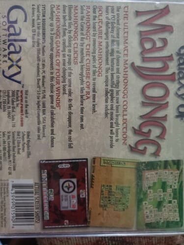 Galaxy of Mahjongg The Ultimate Mahjongg Collection PC Game Win 95 / 98 - Thumbnail 2