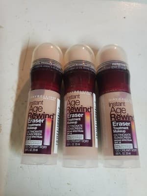 Maybelline New York Instant Age Rewind Eraser 120 Creamy Ivory Collagen 3x