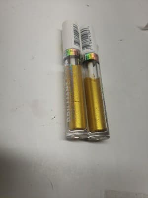 Lot Of 2 L'OREAL Brilliant Eyes Liquid Shadow, #445 Crown Gold