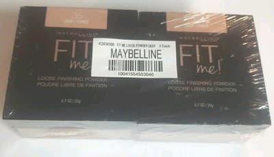 Maybelline 2 Fit Me Loose Powder Deep 35 Loosening Finishing Powder