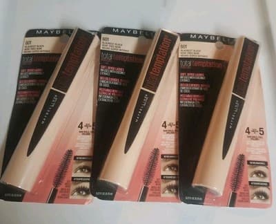 Maybelline 601 Blackest Black Total Temptation Mascara
