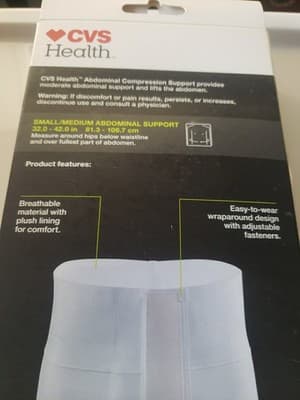 CVS Health abdominal compression support, Moderate Support Size SM/MED - Thumbnail 2