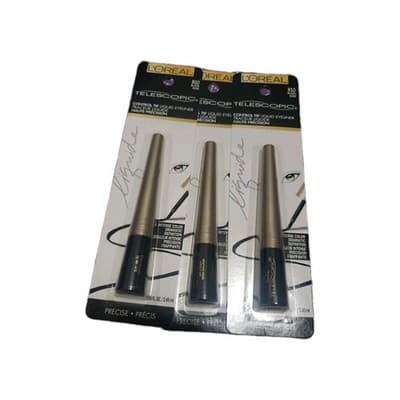 Loreal 3 Telescopic Control Tip Liquid Eyeliner, 810 Black - Thumbnail 2