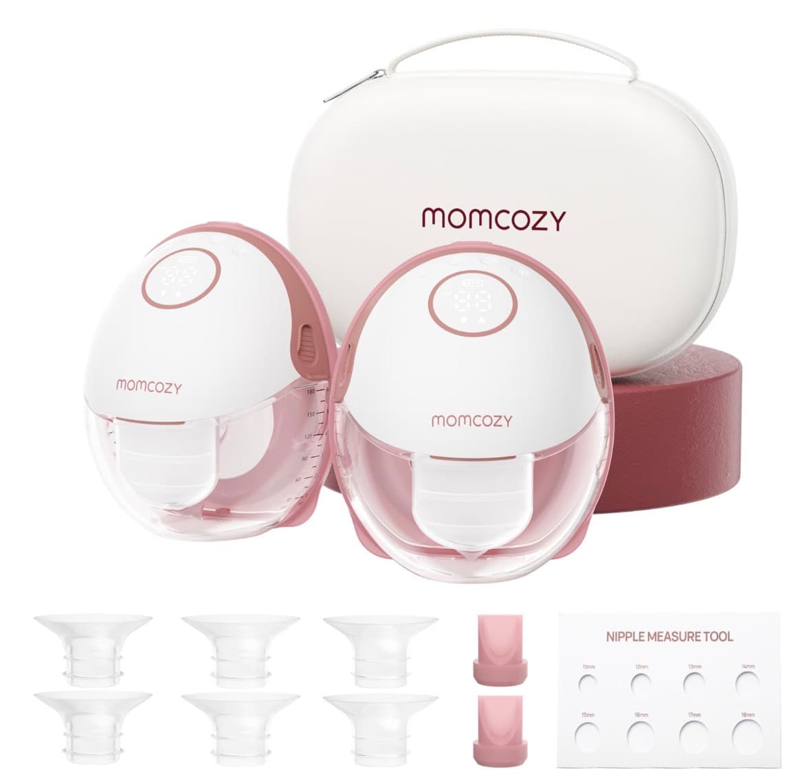 Momcozy Air 1 Ultra Slim Breast Pump - Discreet Pumping - Do it anywhere anytime right in your bra - Thumbnail 6