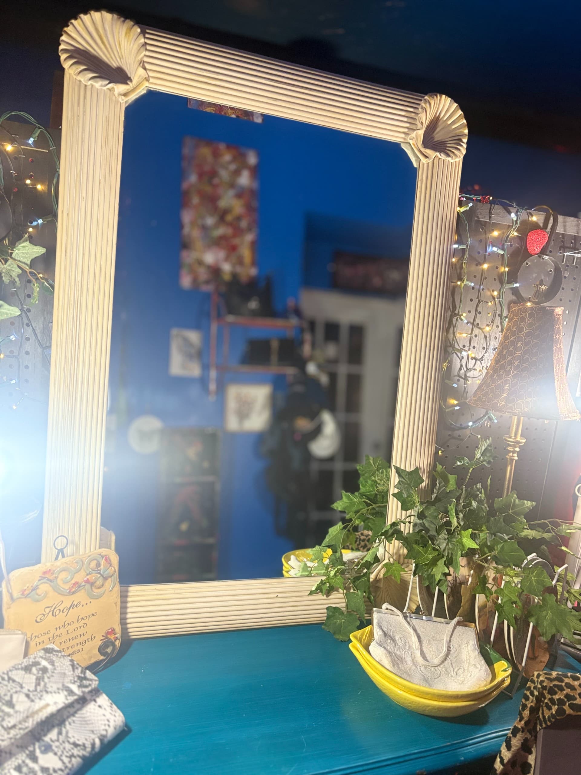 Coastal Vintage Fluted Wall Mirror - Regular - Thumbnail 5