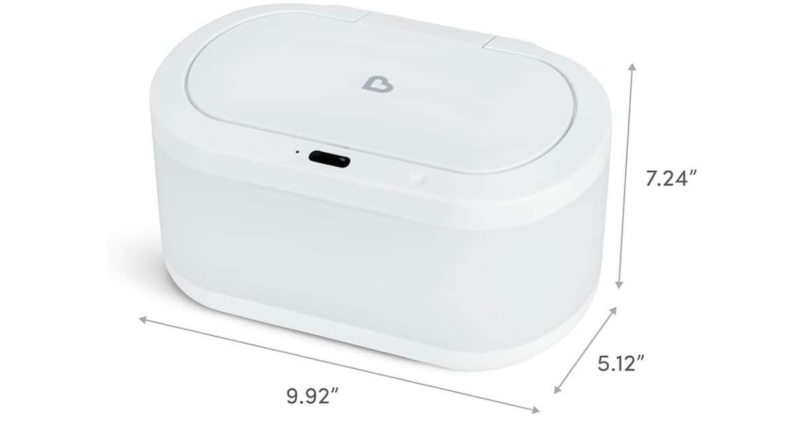 White Wipe Warmer with Lid - Thumbnail 2