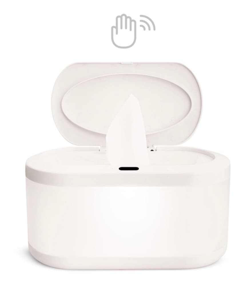 White Wipe Warmer with Lid - Thumbnail 4