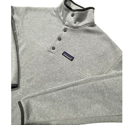 Patagonia Better Sweater Sweatshirt Size Small Gray STY26010FA18 Company Logo