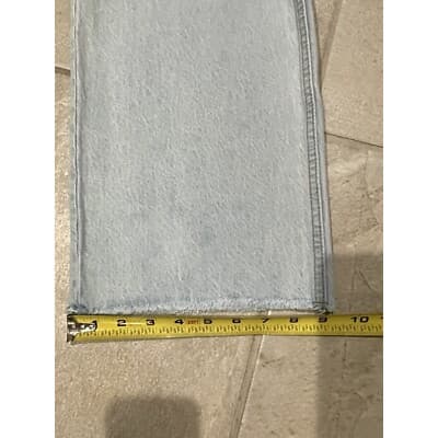 Abercrombie Fitch The Loose High Rise Raw Hem Womens 28/6s Blue Relaxed Casual - Thumbnail 6