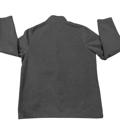 LL Bean Mens Fleece Sweater Zip Jacket Sz L Tall Gray 293888 - Thumbnail 5