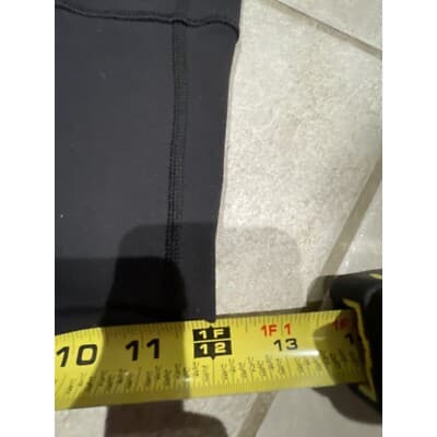 Lululemon Leggings Black Wunder Under Mesh Bandage Sz 6 High Rise - Thumbnail 3
