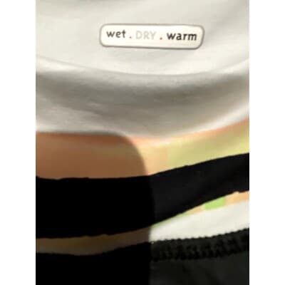 Lululemon Speed Shorts Black Graffiti Paint Splatter Print Wet Dry Warm 8 - Thumbnail 5