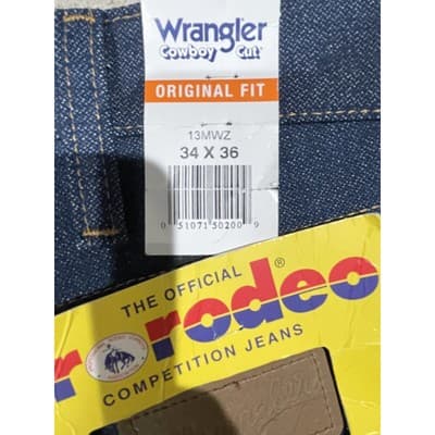 Wrangler Cowboy Cut Original Fit Jeans - 13MWZ 34x36 - Thumbnail 5