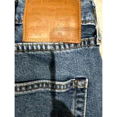 LEVI'S Premium Lot 511 Mens Big E Stretch Slim Denim Jeans 38X32 (36X32 actual) - Thumbnail 6