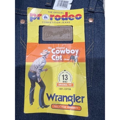 Wrangler Cowboy Cut Original Fit Jeans - 13MWZ 34x36 - Thumbnail 4