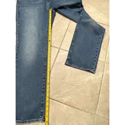 LEVI'S Premium Lot 511 Mens Big E Stretch Slim Denim Jeans 38X32 (36X32 actual) - Thumbnail 4