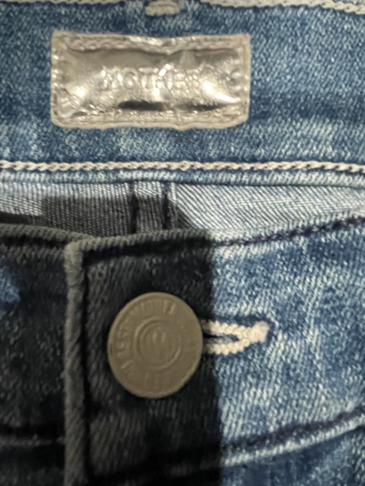 Mother Stunner Zip Ankle Step Fray Good Girls Do Womens Size 25 Denim Jeans - Thumbnail 9