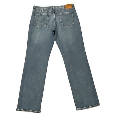 LEVI'S Premium Lot 511 Mens Big E Stretch Slim Denim Jeans 38X32 (36X32 actual) - Thumbnail 2