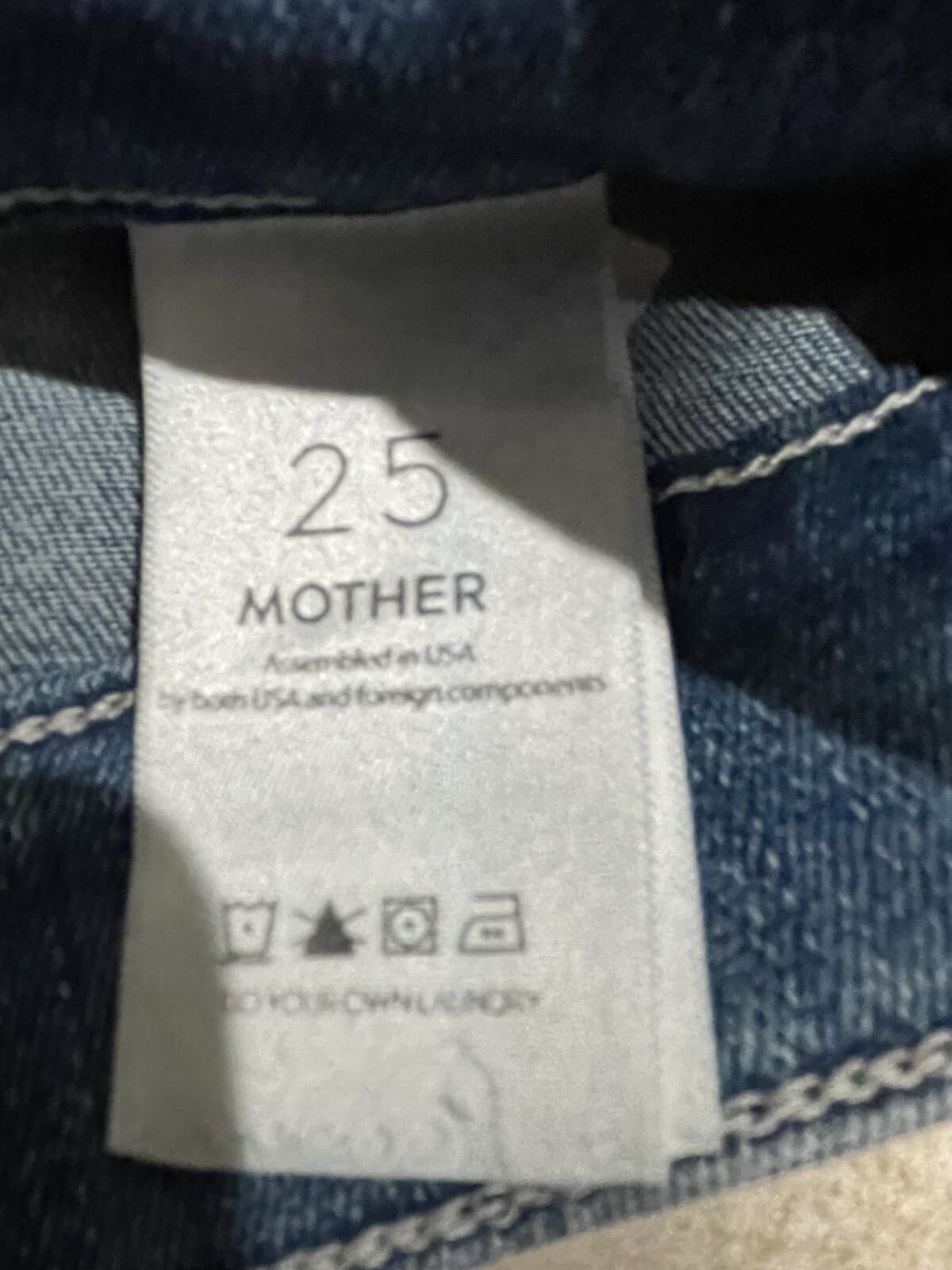 Mother Stunner Zip Ankle Step Fray Good Girls Do Womens Size 25 Denim Jeans - Thumbnail 8