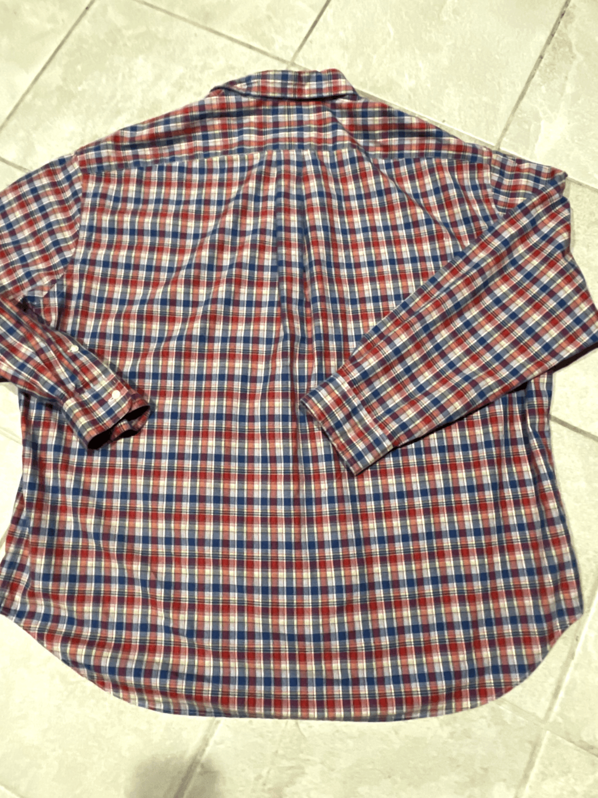 Vintage Ralph Lauren Shirt Mens 3XB Plaid Long Sleeve Button Down Classic Fit - Thumbnail 5