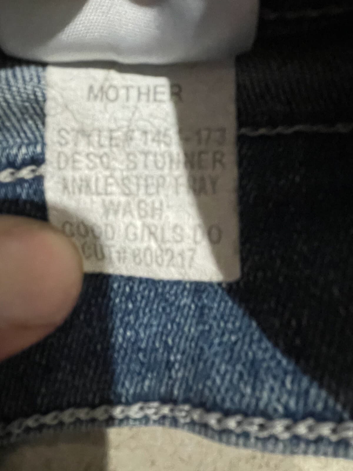 Mother Stunner Zip Ankle Step Fray Good Girls Do Womens Size 25 Denim Jeans - Thumbnail 7