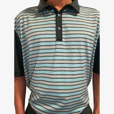 Ping Shirt Adult 2XL Striped Sensor Cool Golf Polo Athletic Rugby Men AWESOME