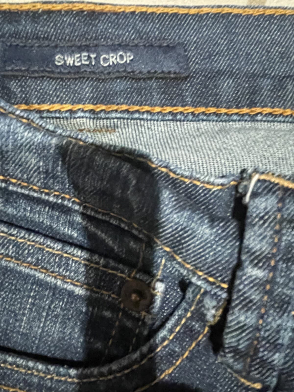 Lucky Brand Sweet Crop Jeans Womens Size 9/29 Blue Denim Straight 32x28 - Thumbnail 6