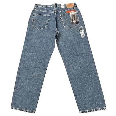New Vintage Levis 550 Jeans Mens 38x31 Relaxed Fit Blue Medium Wash Y2K 2001 NWT - Thumbnail 2