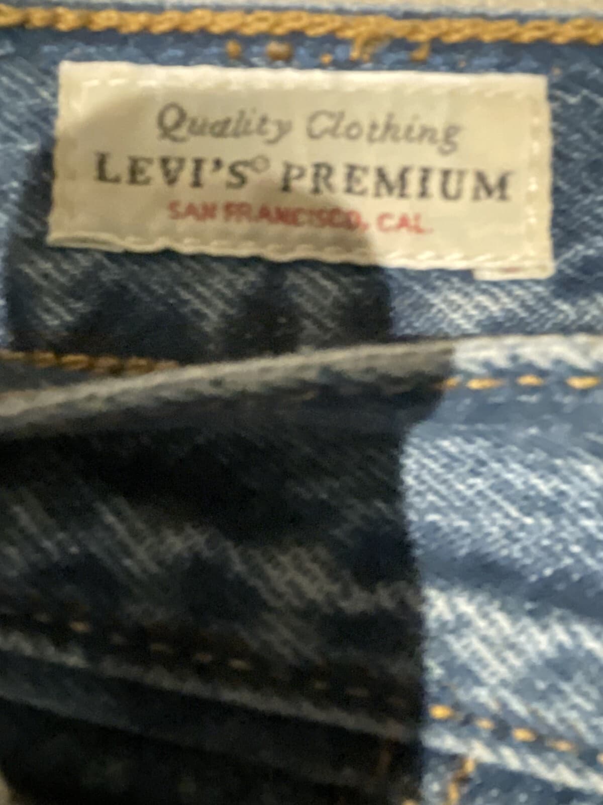 Levi’s 501 Premium Jeans Men's Tag 29x30 Fits 32x30.5 Straight Leg Distressed - Thumbnail 6