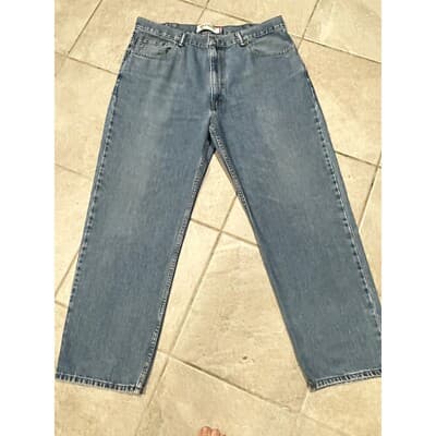 VTG Levis 550 Jeans Lot Of 2 Pairs Mens TAG 40x30 Relaxed Fit Straight ACT 38x29 - Thumbnail 9