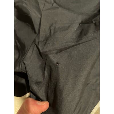 Adidas Running Track Shorts Black Sz L Lined With Drawstring Small Hole - Thumbnail 2