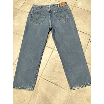 VTG Levis 550 Jeans Lot Of 2 Pairs Mens TAG 40x30 Relaxed Fit Straight ACT 38x29 - Thumbnail 10
