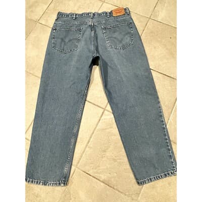 VTG Levis 550 Jeans Lot Of 2 Pairs Mens TAG 40x30 Relaxed Fit Straight ACT 38x29 - Thumbnail 3