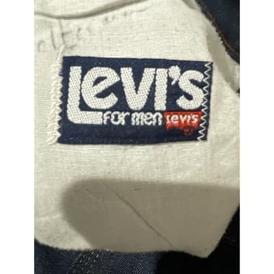 VINTAGE LEVI'S 1970's MEN'S PANTS SIZE 37x33 ORANGE TAB RELAXED FIT STRAIGHT LEG - Thumbnail 5