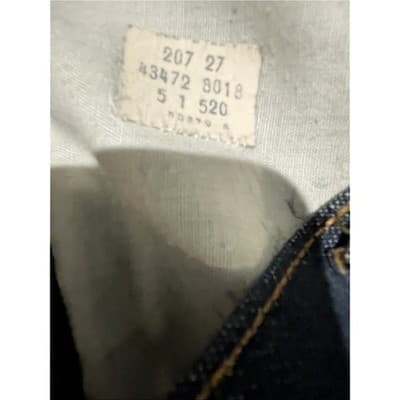 VINTAGE LEVI'S 1970's MEN'S PANTS SIZE 37x33 ORANGE TAB RELAXED FIT STRAIGHT LEG - Thumbnail 6