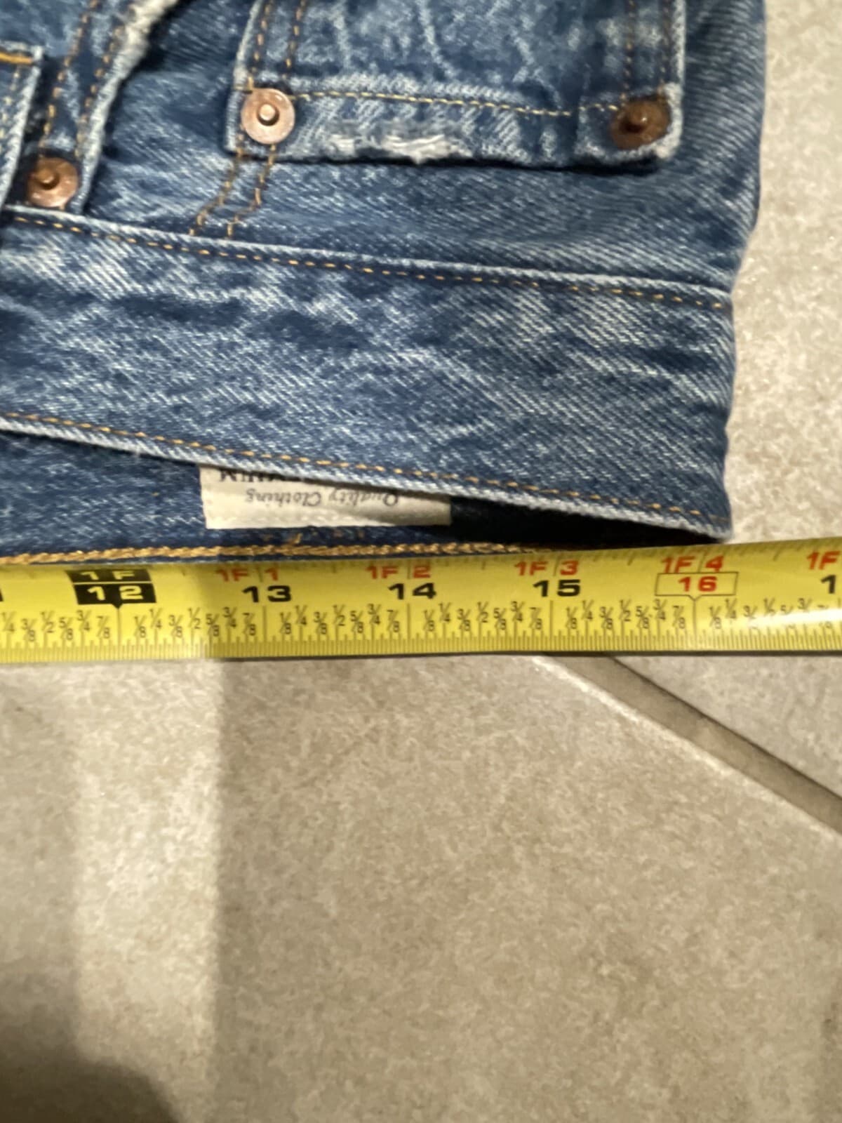 Levi’s 501 Premium Jeans Men's Tag 29x30 Fits 32x30.5 Straight Leg Distressed - Thumbnail 3