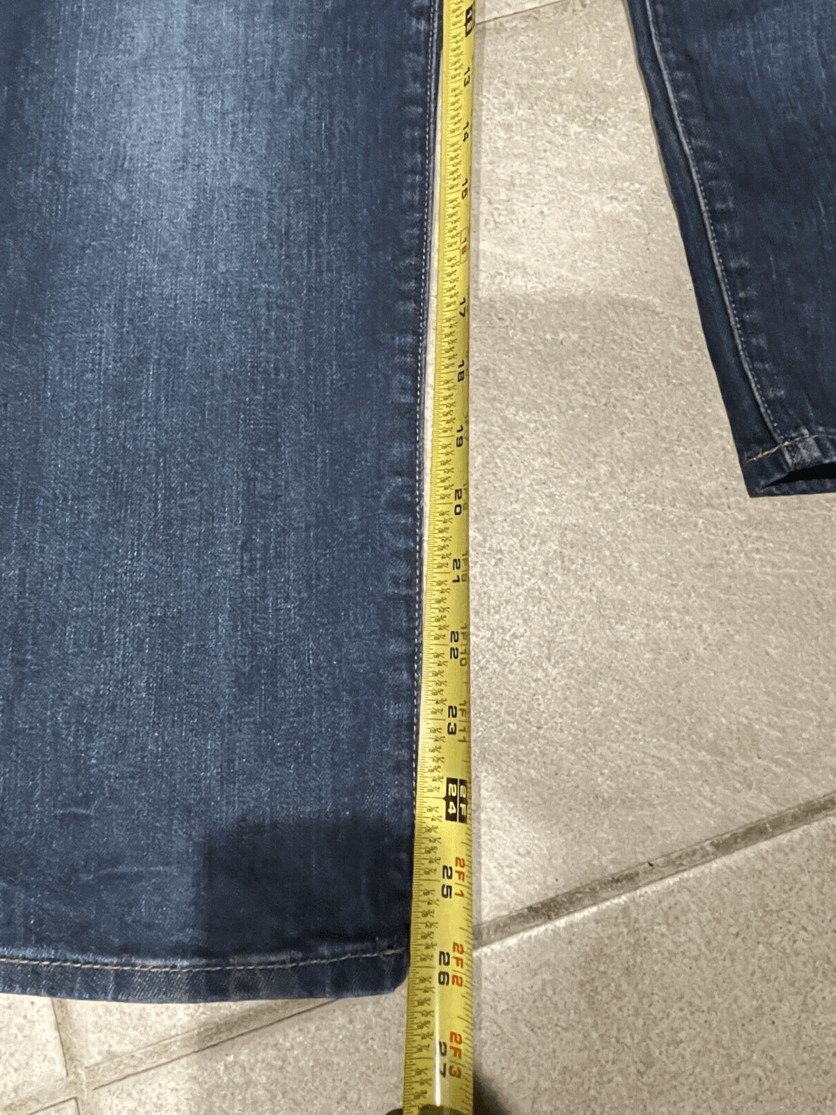 Lucky Brand Sweet Crop Jeans Womens Size 9/29 Blue Denim Straight 32x28 - Thumbnail 4